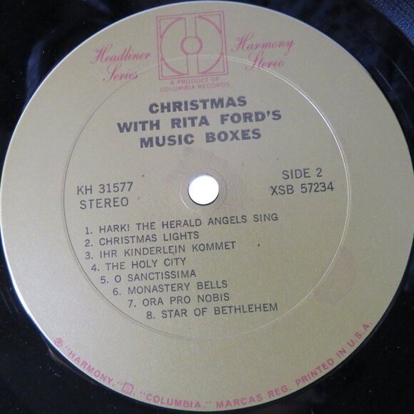 Christmas With Rita Ford’s Music Boxes (1) LP Vinyl Record - Picture 13 of 14